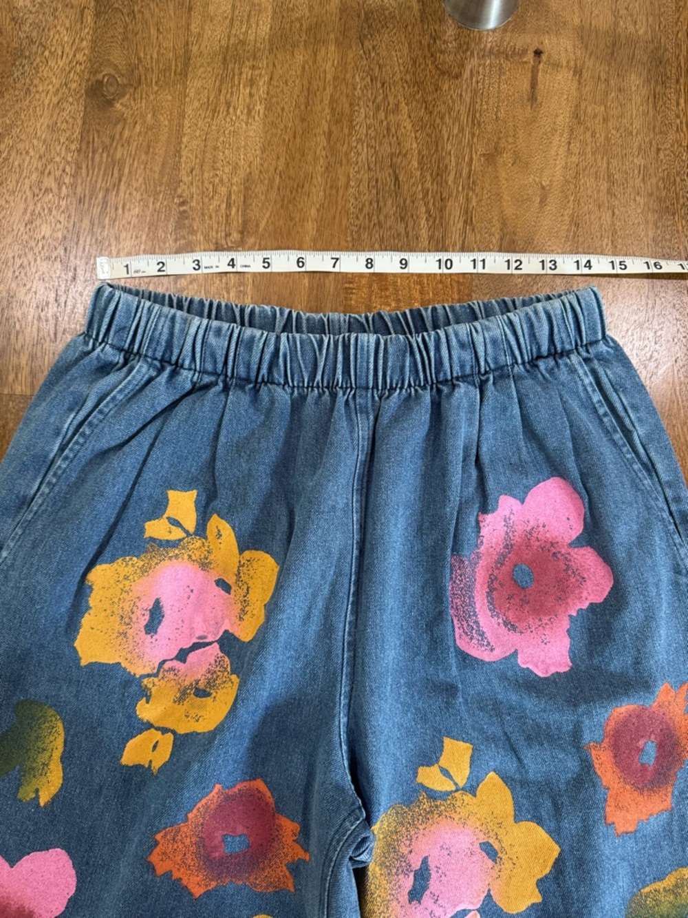 Jungmaven Floral Denim Disco Pants - Picture 7 of 10